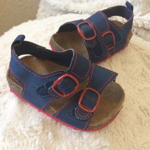 Rising Star baby boy's blue sandals 9-12 m